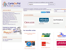 Tablet Screenshot of cartedefid.fr